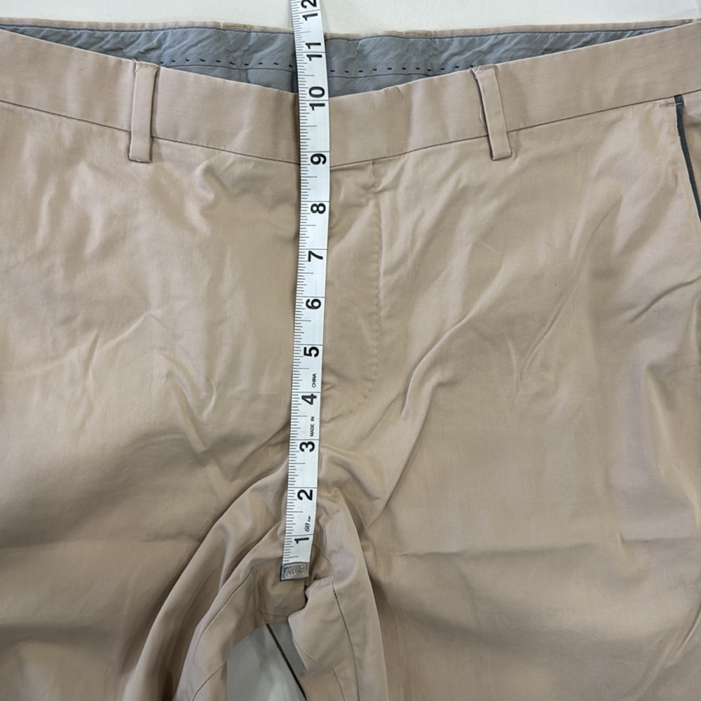 Hugo Boss Tan Straight Leg Chino Trousers/Slacks.  Sz 36/32 - Picture 7 of 11